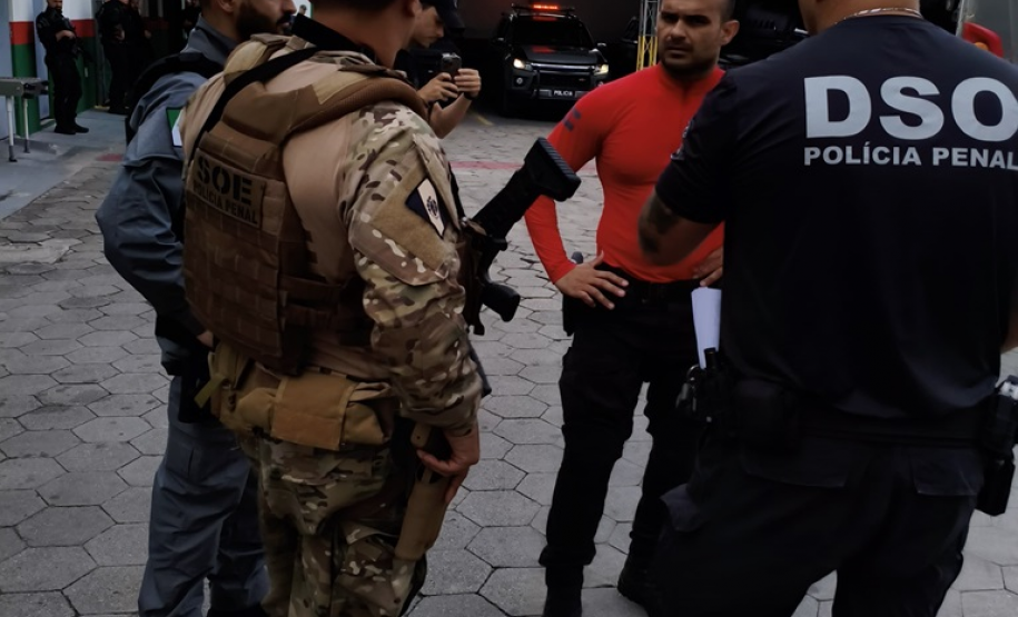 Paraná e Santa Catarina realizam transferência mútua de custodiados em operação conjunta