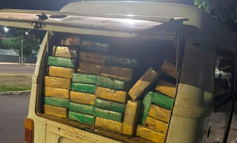 Forças de segurança apreendem mais de meia tonelada de maconha em Altônia