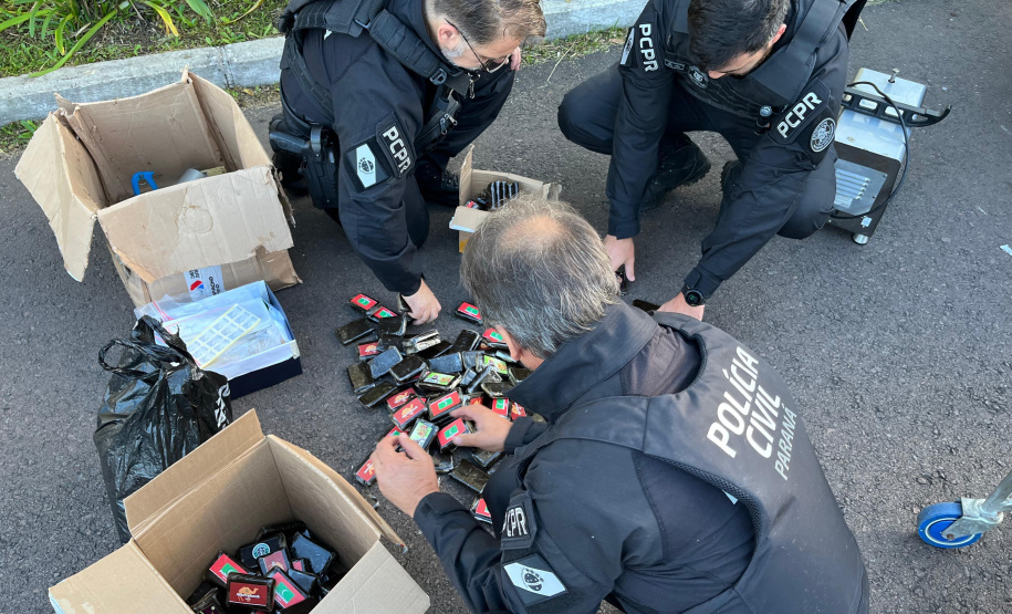 PCPR prende duas pessoas e apreende R$ 189 mil em haxixe durante operação na RMC