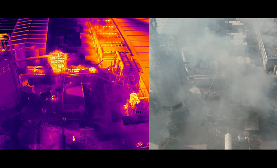 Drones ampliam capacidade operacional dos bombeiros e auxiliam no combate a incêndios