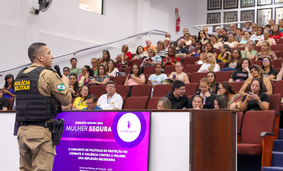 Estado reúne autoridades em Pinhais para fortalecer proteção à mulher e prevenção às drogas