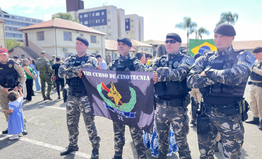 PMPR forma novos policiais especializados no uso de cães e reforça atuação no combate ao crime no Estado