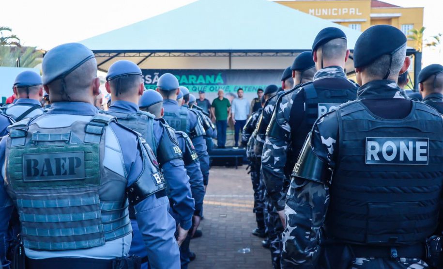 Missão Paraná V leva forças de segurança à Região Metropolitana de Curitiba