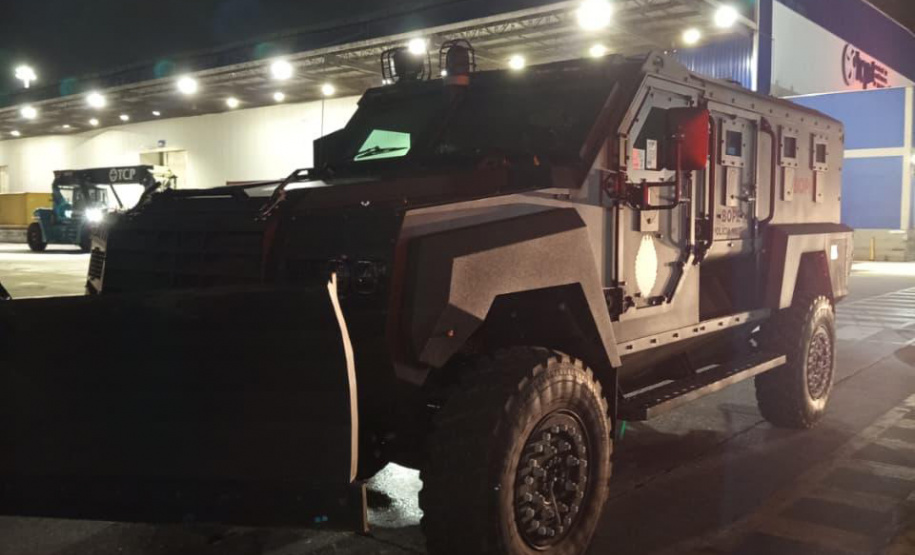 Novos blindados das forças de segurança começam a chegar ao Paraná