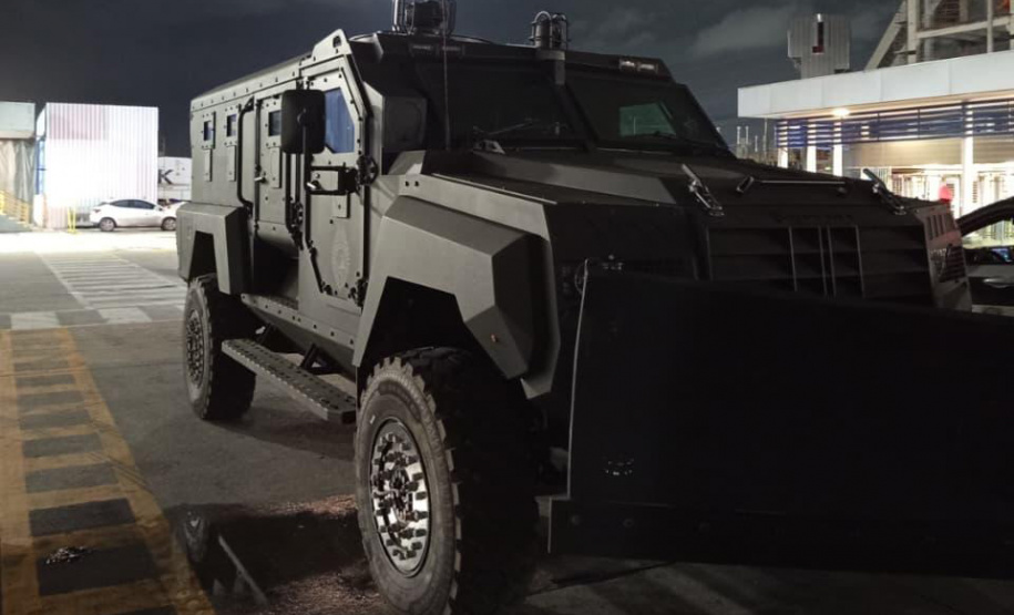 Novos blindados das forças de segurança começam a chegar ao Paraná