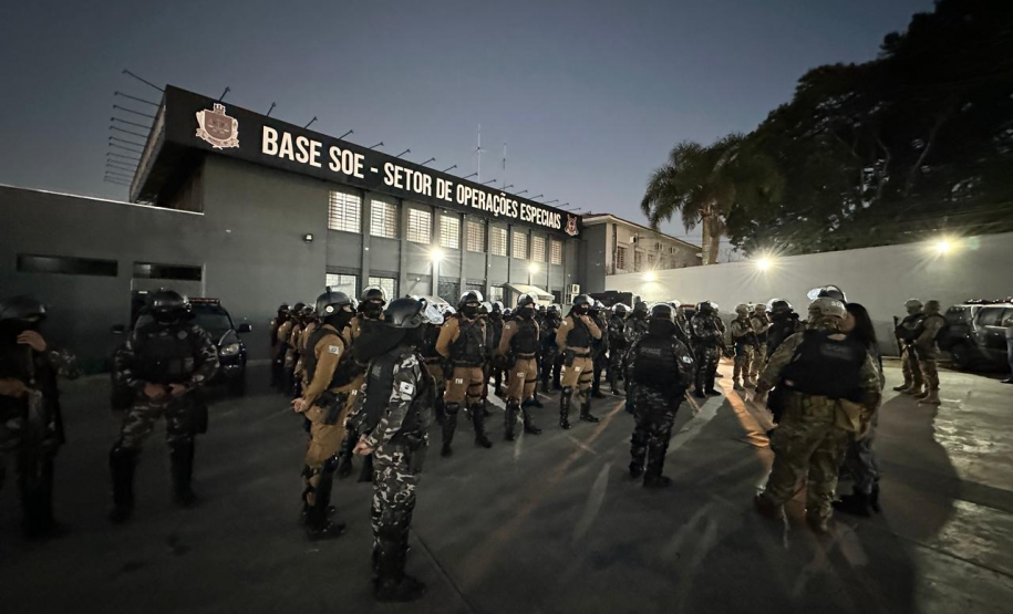 Operação integrada reforça segurança no Complexo Penitenciário de Piraquara