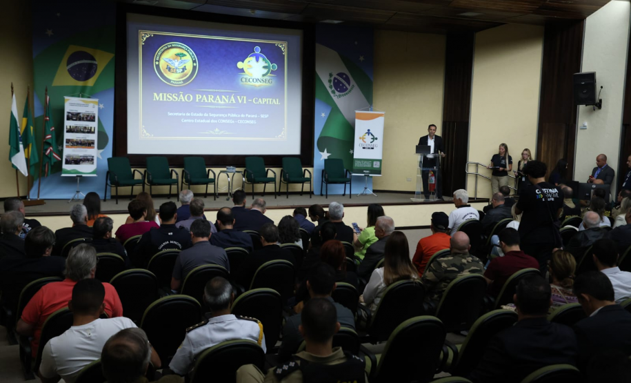 Encontro do Conseg em Curitiba reforça diálogo entre comunidade e forças de segurança