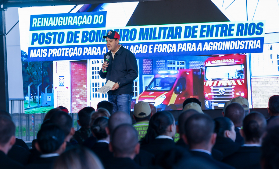 Corpo de Bombeiros reforça presença no Centro-Sul com reativação de posto em Entre Rios