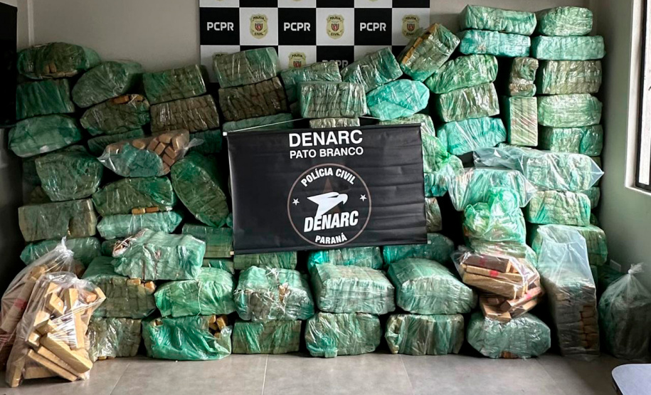 PCPR apreende 2,3 toneladas de maconha durante abordagem em Palmas