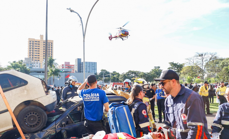 Estado promove palestra e simulado com foco na segurança viária em Londrina
