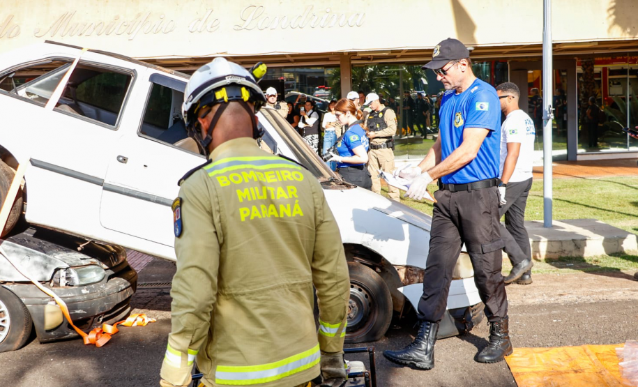 Estado promove palestra e simulado com foco na segurança viária em Londrina