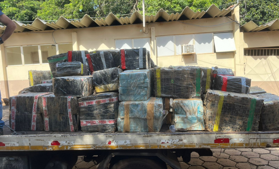 PCPR apreende três toneladas de maconha durante operação em Foz do Iguaçu