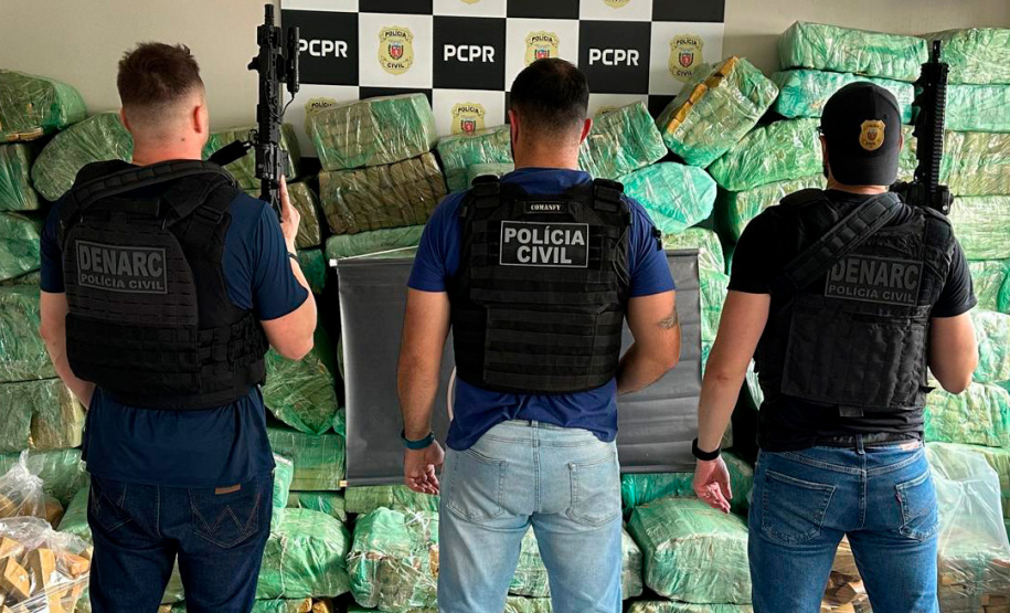 PCPR apreende 2,3 toneladas de maconha durante abordagem em Palmas