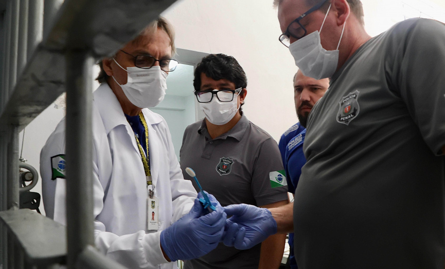 PPPR e PCIPR coletam mais de 3,4 mil amostras de DNA em unidades penais no Paraná