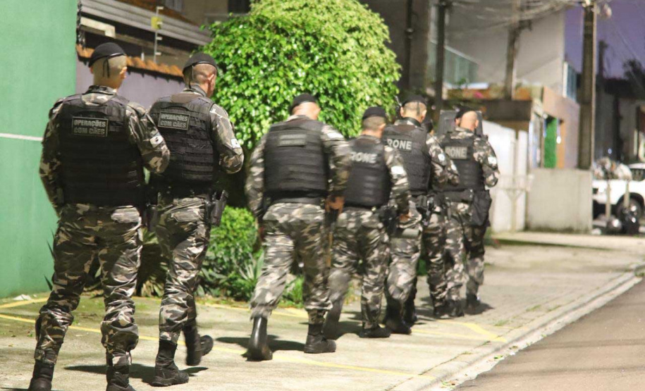 Operação integrada entre PMPR e forças de outros estados prende 26 pessoas por tráfico