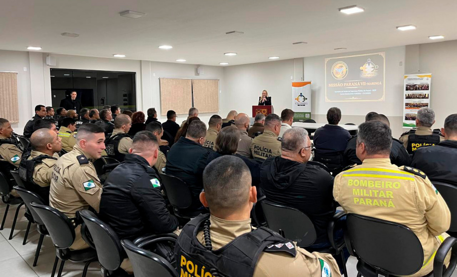 Forças de segurança promovem encontro comunitário para fortalecer ações em Maringá