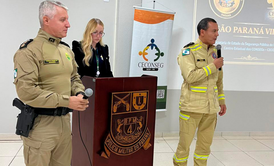 Forças de segurança promovem encontro comunitário para fortalecer ações em Maringá