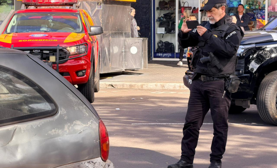 Maio Amarelo: forças de segurança realizam simulado de sinistro de trânsito em Maringá