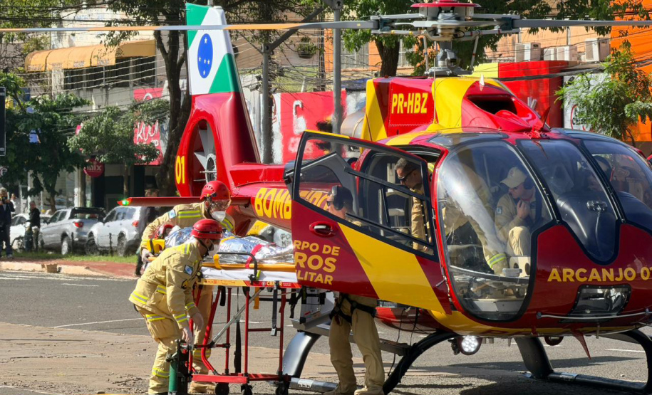 Maio Amarelo: forças de segurança realizam simulado de sinistro de trânsito em Maringá