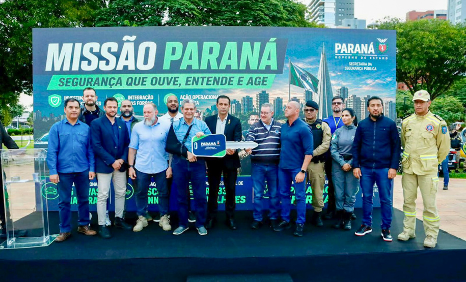 Entrega de 75 novas viaturas reforça atuação das forças de segurança em Maringá e região