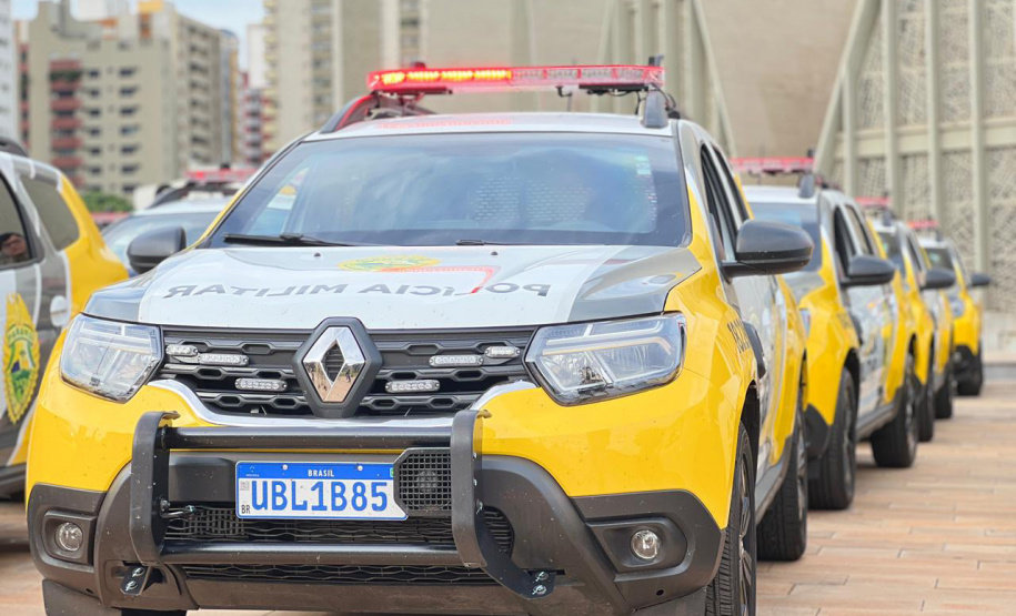 Entrega de 75 novas viaturas reforça atuação das forças de segurança em Maringá e região