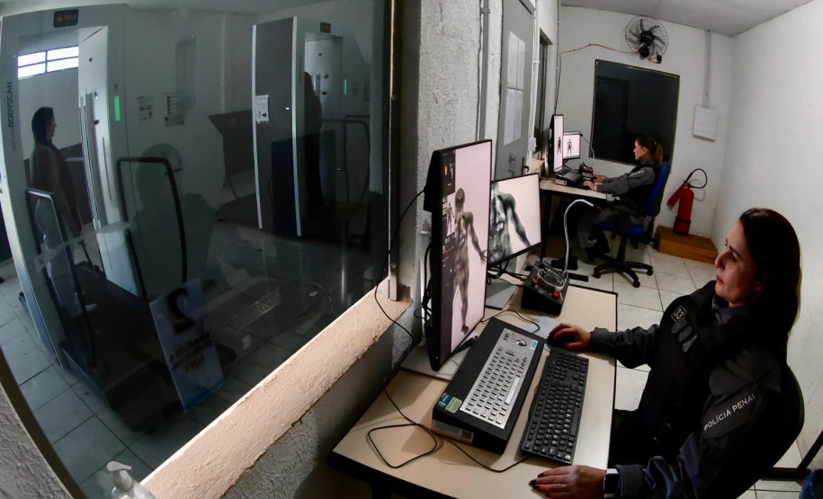 Bodyscans da Polícia Penal reforçam bloqueio de drogas em penitenciárias da RMC