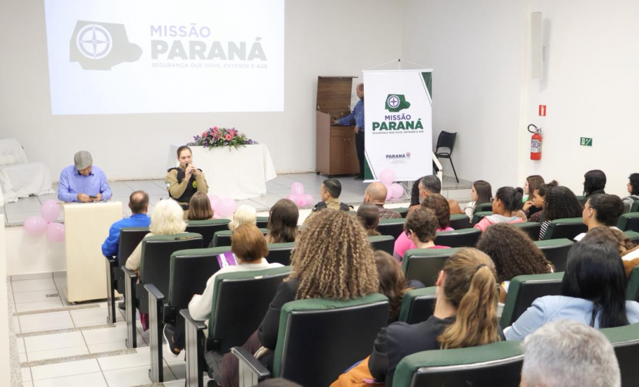 Mandaguaçu e Paiçandu recebem ações da Missão Paraná VII com foco na prevenção à violência contra a mulher
