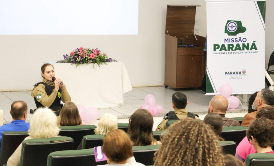 Mandaguaçu e Paiçandu recebem ações da Missão Paraná VII com foco na prevenção à violência contra a mulher