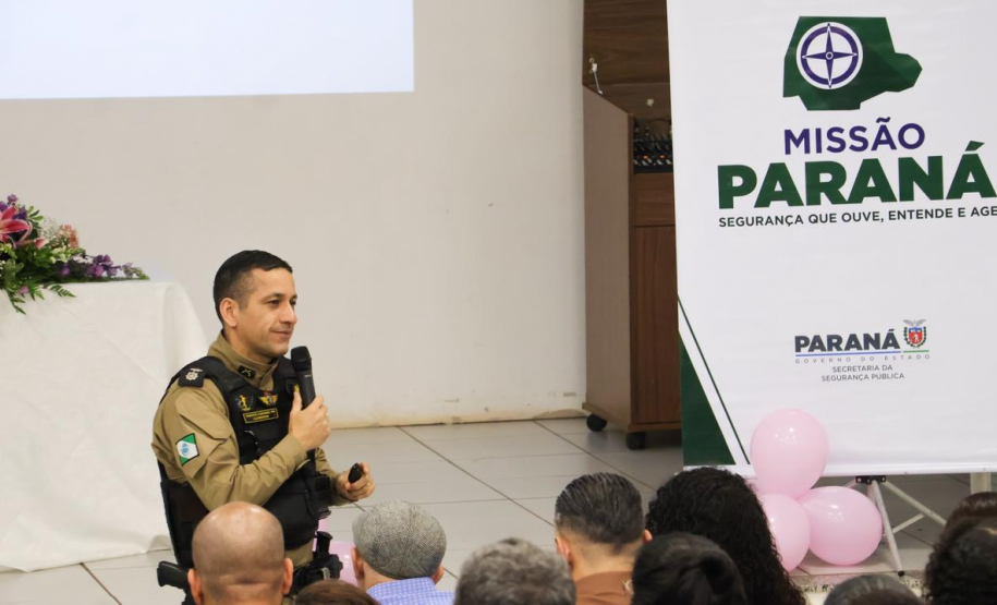 Mandaguaçu e Paiçandu recebem ações da Missão Paraná VII com foco na prevenção à violência contra a mulher