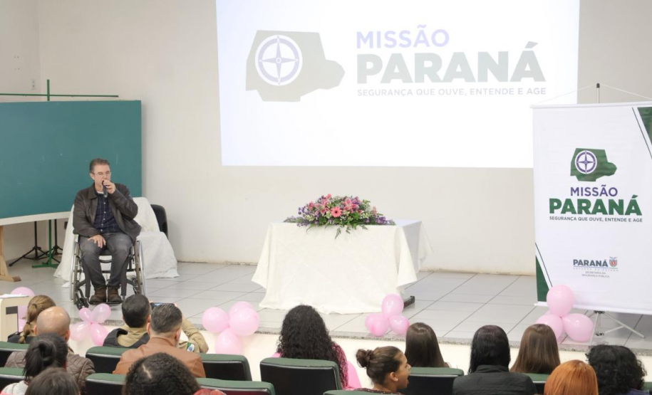 Mandaguaçu e Paiçandu recebem ações da Missão Paraná VII com foco na prevenção à violência contra a mulher