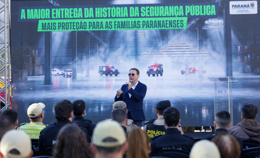 Estado entrega 50 novas viaturas e reforça estrutura da segurança pública no Sudoeste