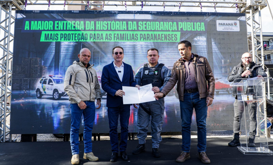 Estado entrega 50 novas viaturas e reforça estrutura da segurança pública no Sudoeste