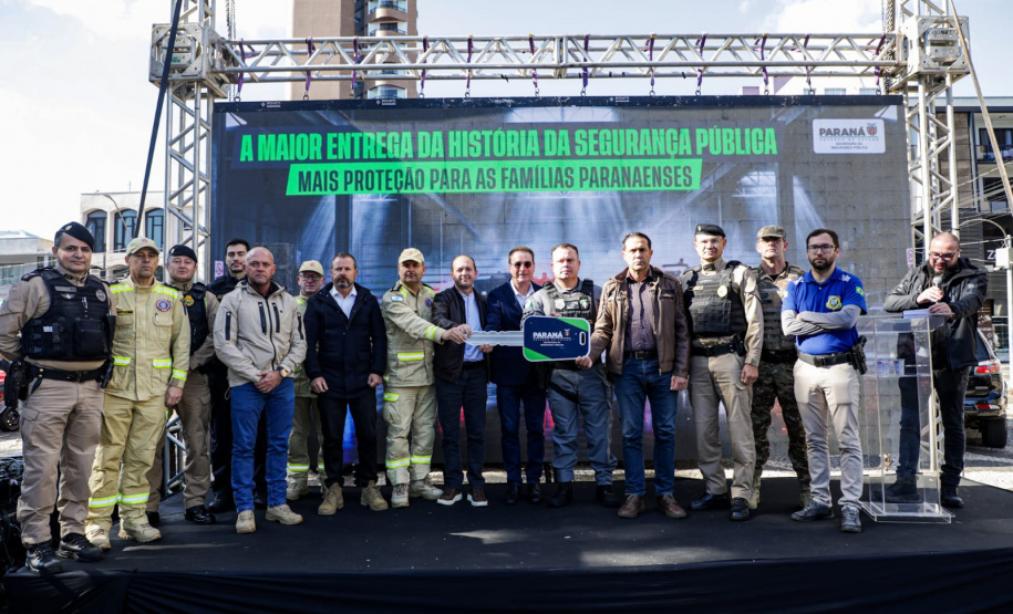 Estado entrega 50 novas viaturas e reforça estrutura da segurança pública no Sudoeste