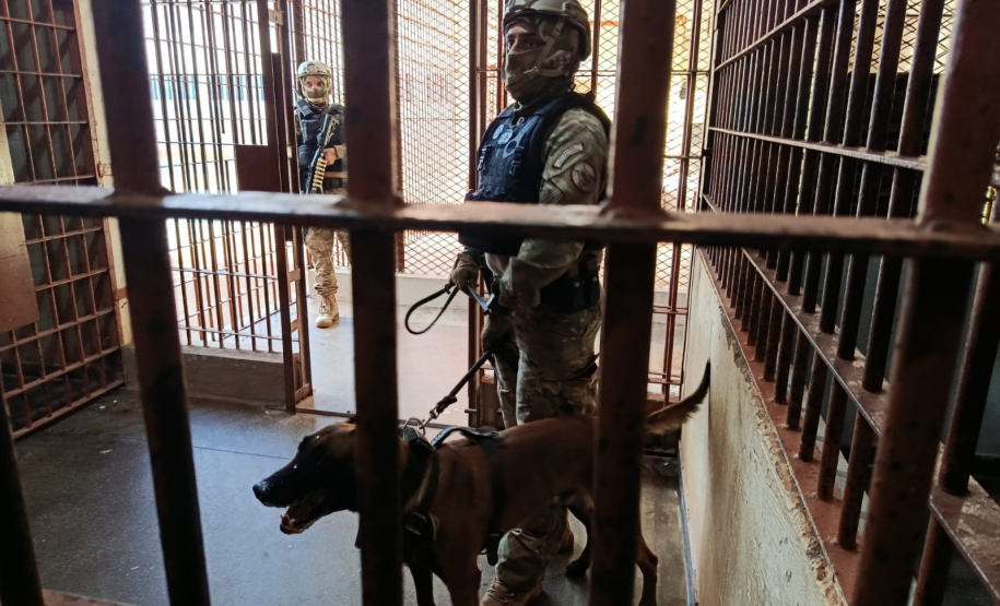 Polícia Penal do Paraná reforça segurança penitenciária durante a 11ª fase da Operação Mute