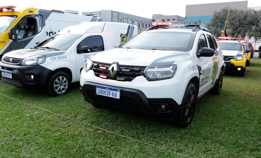 Estado entrega 55 novas viaturas para reforçar segurança nos Campos Gerais e Centro-Sul