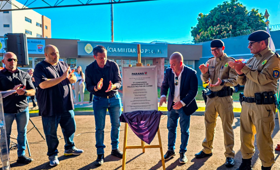 PMPR entrega sede da 11ª CIPM em Cambé e amplia estrutura de policiamento no Norte