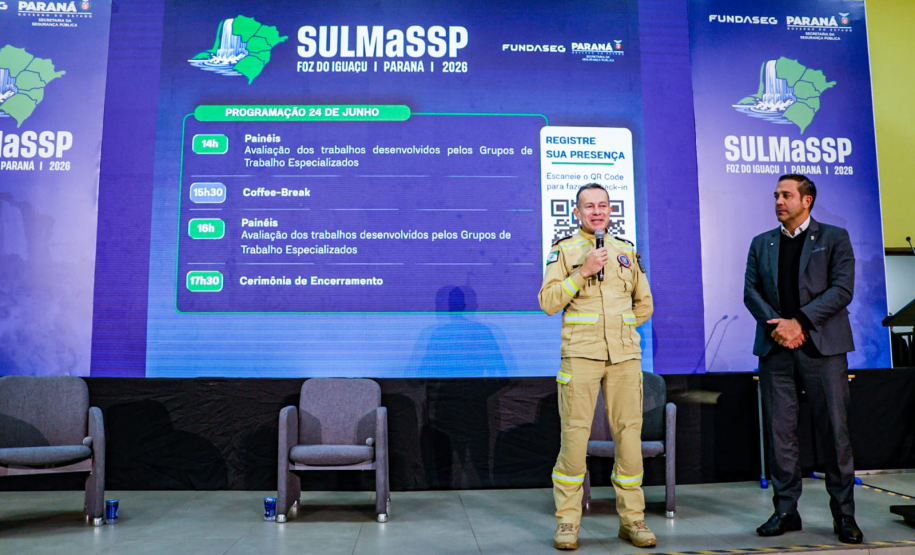 Integração, tecnologia e inteligência pautam debates do SULMaSSP em Foz do Iguaçu