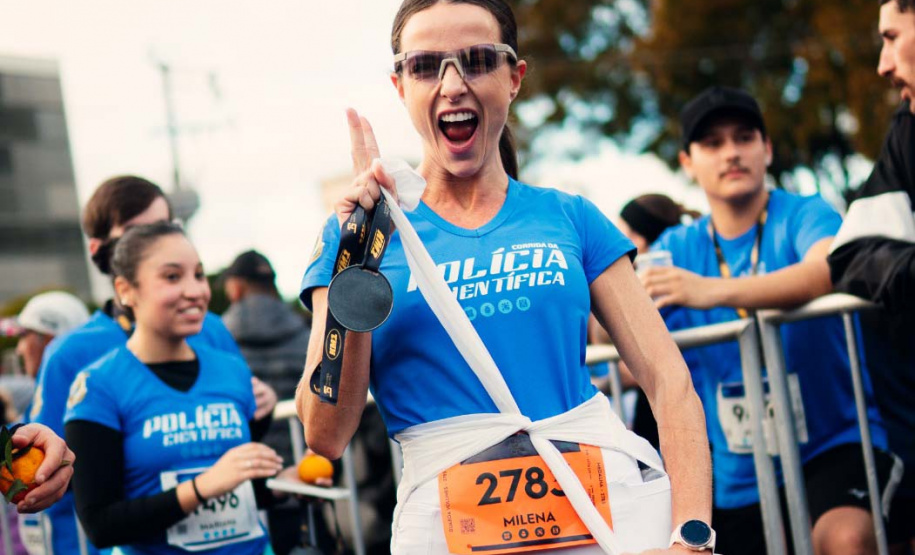 Terceira Corrida da Polícia Científica reúne 3,2 mil participantes em Curitiba