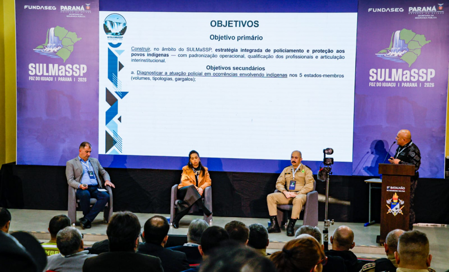 Integração, tecnologia e inteligência pautam debates do SULMaSSP em Foz do Iguaçu