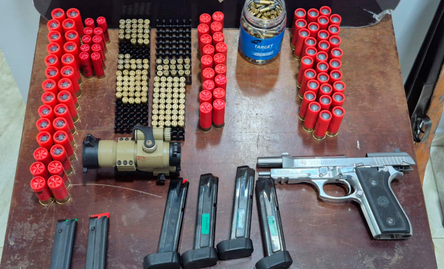PCPR prende seis e apreende arsenal durante operação contra comércio ilegal de armas