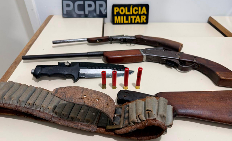 PCPR prende seis e apreende arsenal durante operação contra comércio ilegal de armas