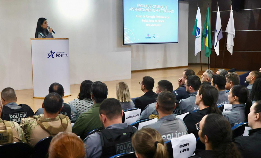 Polícia Penal do Paraná inicia nova turma do curso de formação com 335 candidatos