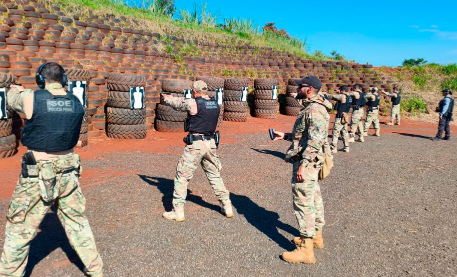 Polícia Penal do Paraná capacita 773 servidores para o uso de novas pistolas Glock G17