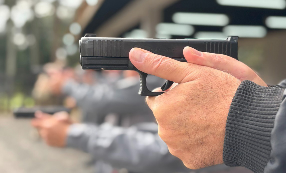 Polícia Penal do Paraná capacita 773 servidores para o uso de novas pistolas Glock G17