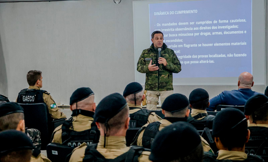 Forças de segurança e MPPR deflagram operação com 559 mandados contra integrantes de facção criminosa