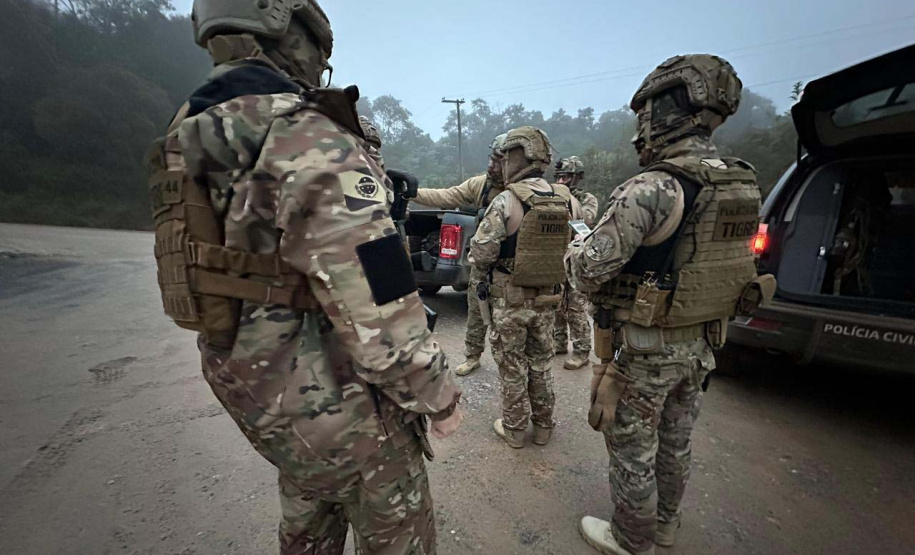 PCPR prende 23 pessoas de grupo investigado por caça ilegal e tráfico de armas