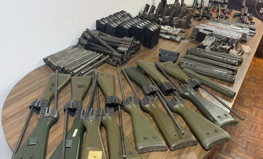 PCPR intercepta drogas e armas avaliadas em R$ 22 milhões em Campo Largo