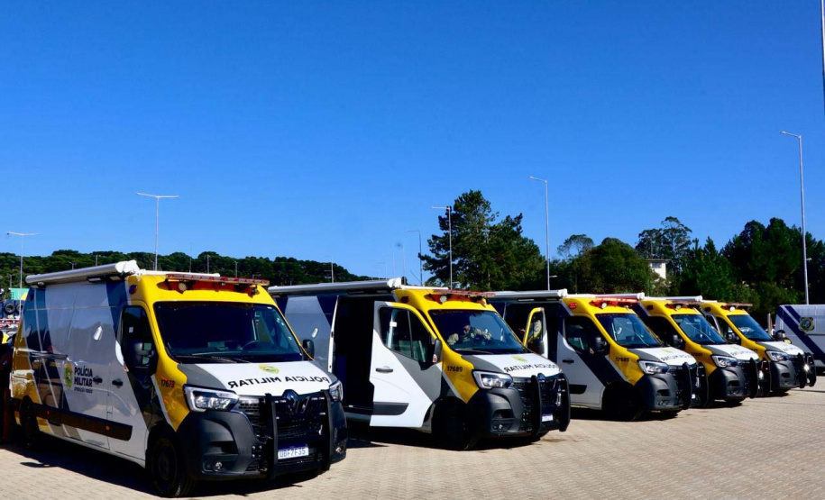 Blindados, RAMs, ambulâncias do Siate e mais: Estado entregou 6,3 mil viaturas desde 2019