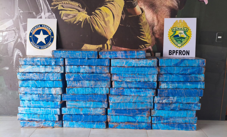 PMPR apreende 1,6 tonelada de maconha; prejuízo ao crime passa de R$ 3,3 milhões