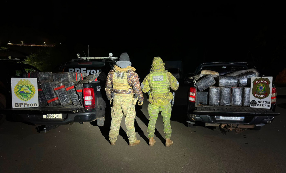 PMPR apreende 1,6 tonelada de maconha; prejuízo ao crime passa de R$ 3,3 milhões